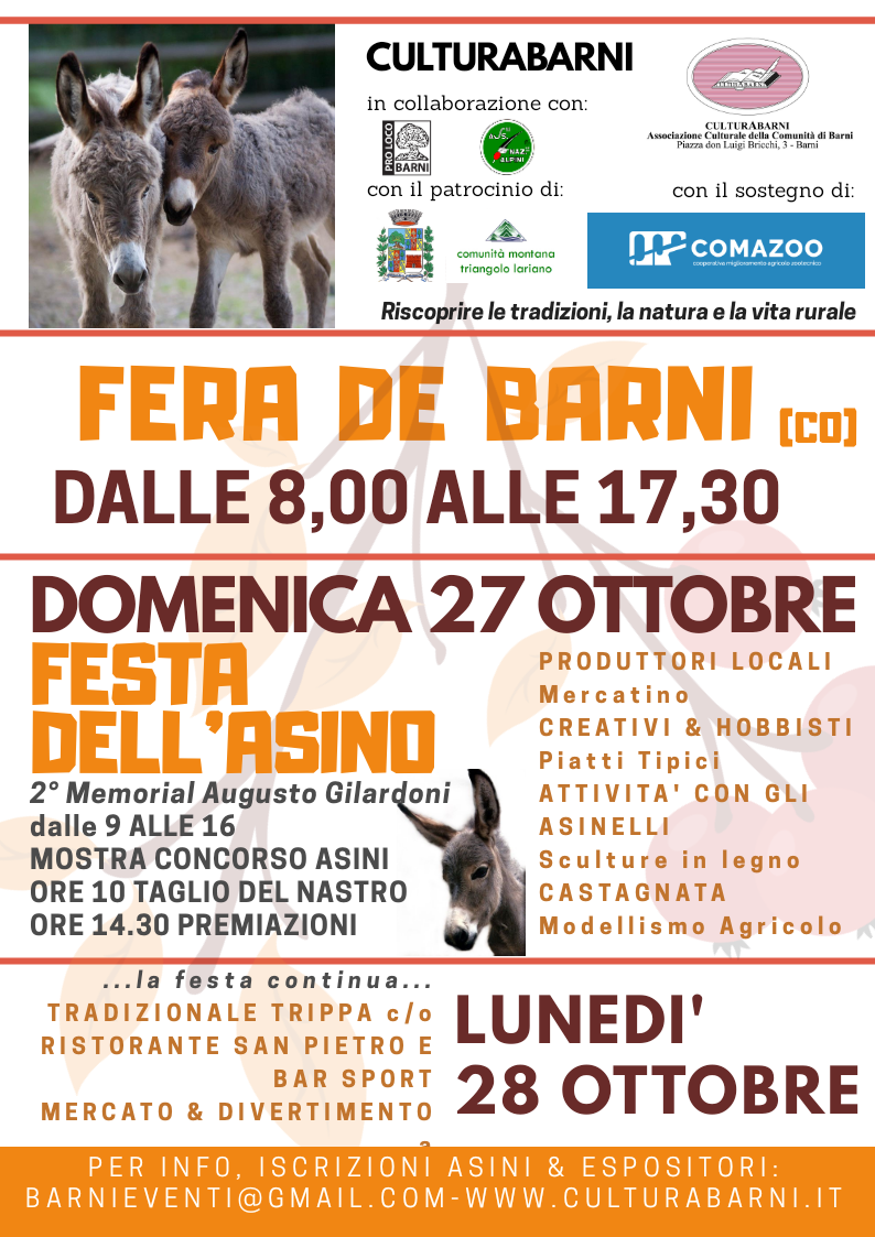 Fera de Barni e festa dell’asino